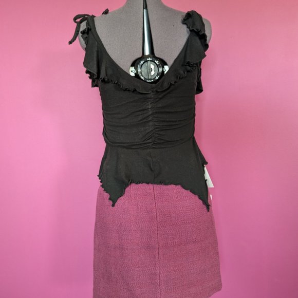 Aritzia Babaton Kinsley Mini Skirt in Elixir Purple size 4 - Picture 5 of 13